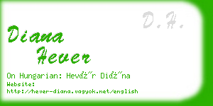 diana hever business card